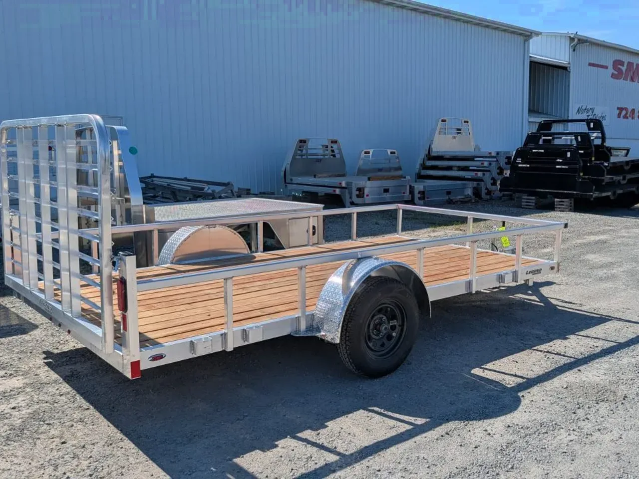 2027 Legend 7x14 Open Deluxe Aluminum Utility Trailer