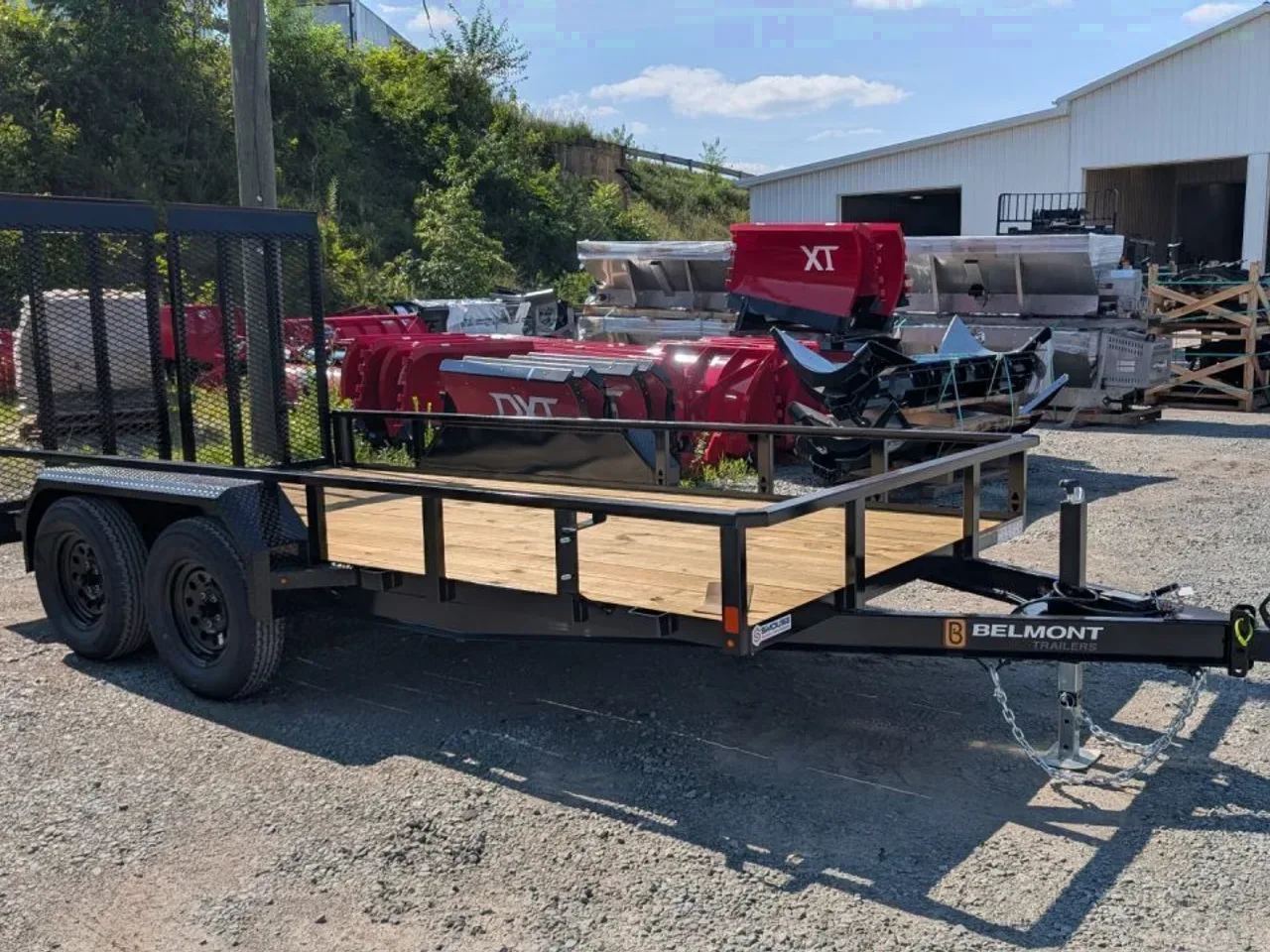 2026 Belmont 7x14 Tube Top Utility Trailer w/ Split Gate