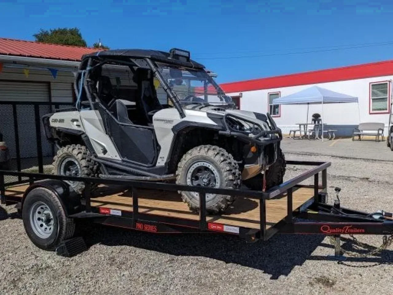 2027 Quality 7x14 PRO Heavy Single Axle Utility Trailer w/ Brakes