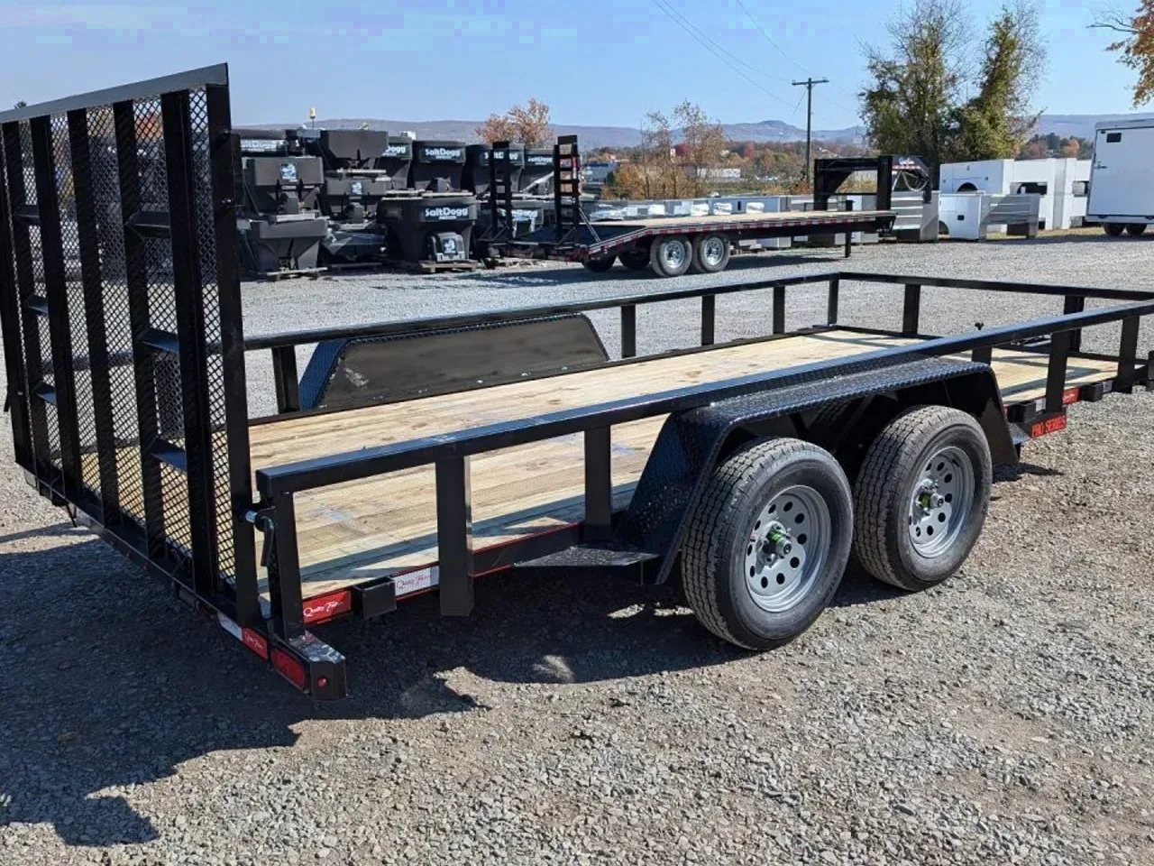 2027 Quality 7x14 PRO Tandem Utility Trailer w/ No Dove