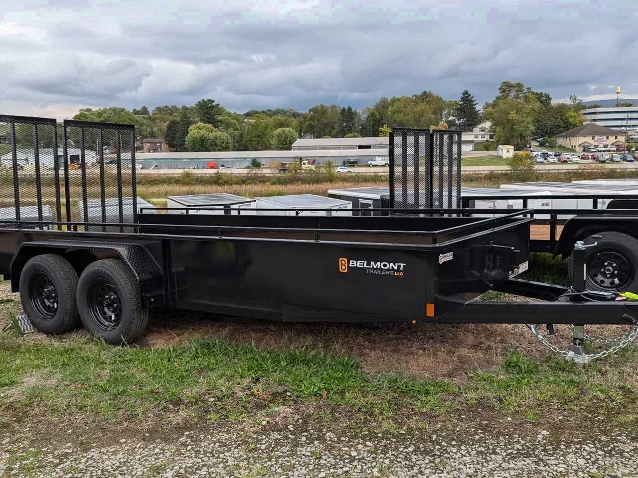 2026 Belmont 7x16 Solid Side Utility Trailer w/ Split Gate