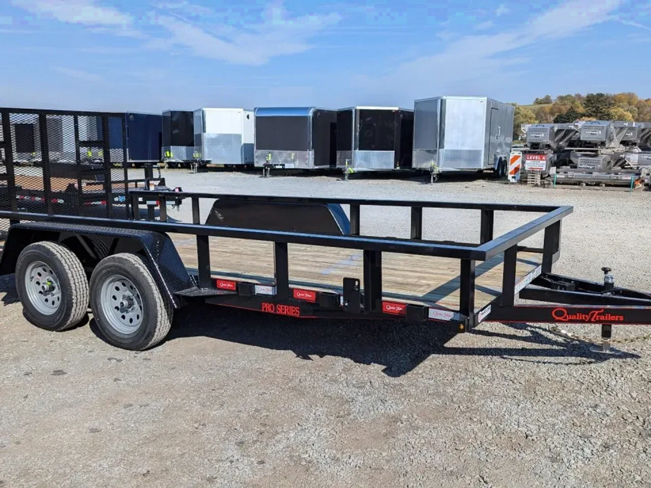 2026 Quality 7x16 HD PRO Utility Trailer w/ 2' Dove Tail