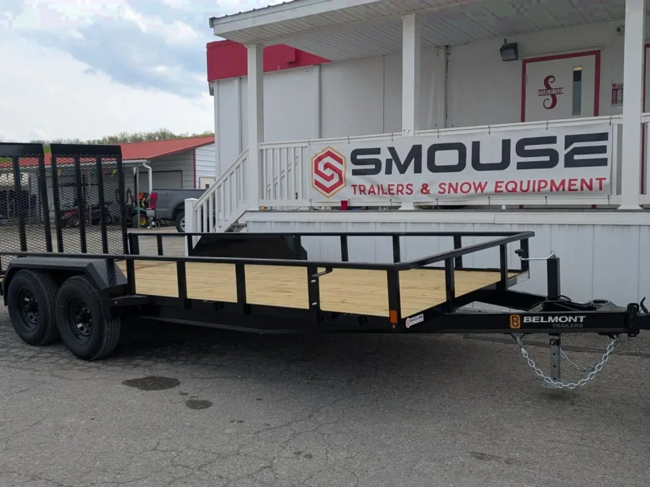 2026 Belmont 7x16 Tube Top Utility Trailer w/ Split Gate