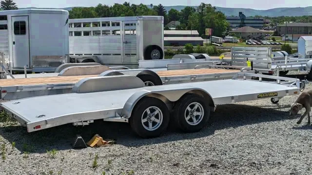 2025 Aluma 7x18' HD Utility/Car Hauler Trailer with Dovetail
