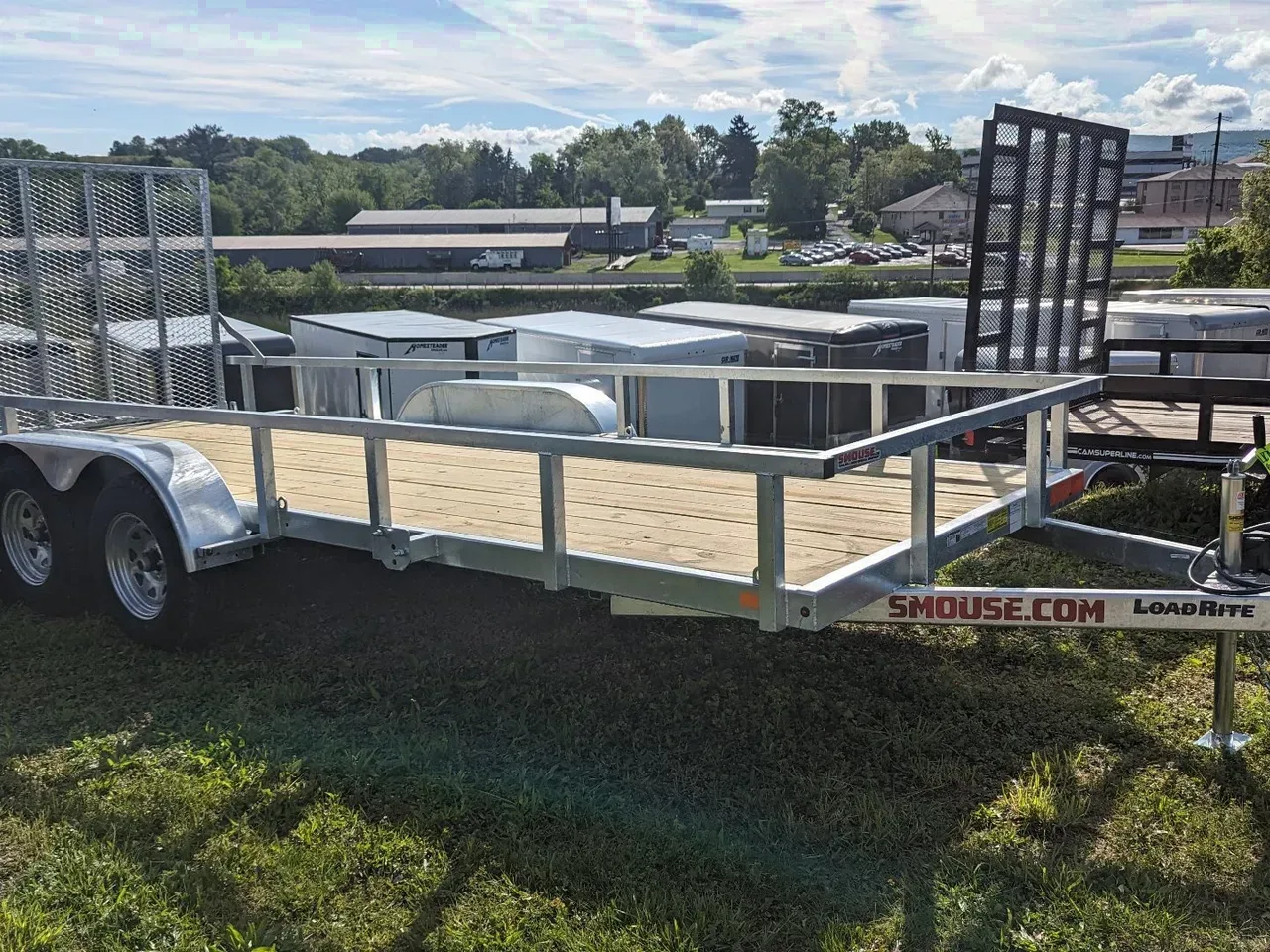 2026 Load Rite 7x18 Tandem ALL GALVANIZED Utility w/ Spring Assist Gate