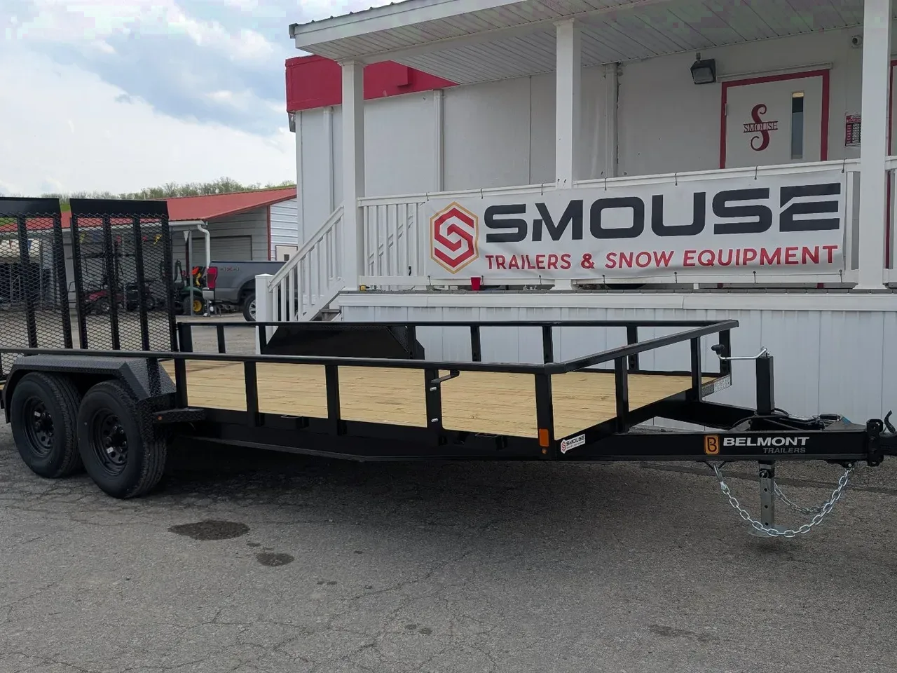 2026 Belmont 7x18 Tube Top Utility Trailer w/ Split Gate