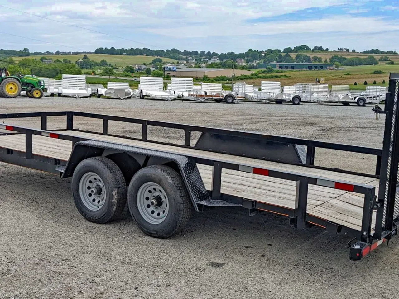 2026 Quality 7x18 General Duty Utility Trailer - 2' Dove