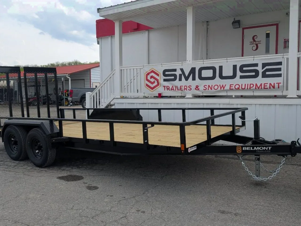 2026 Belmont 7x18 Tube Top Utility Trailer w/ Split Gate