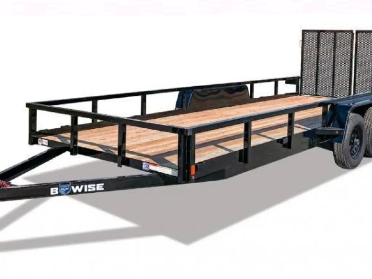2025 BWise 7x20 Utility Trailer w/ Split Landscape Gate