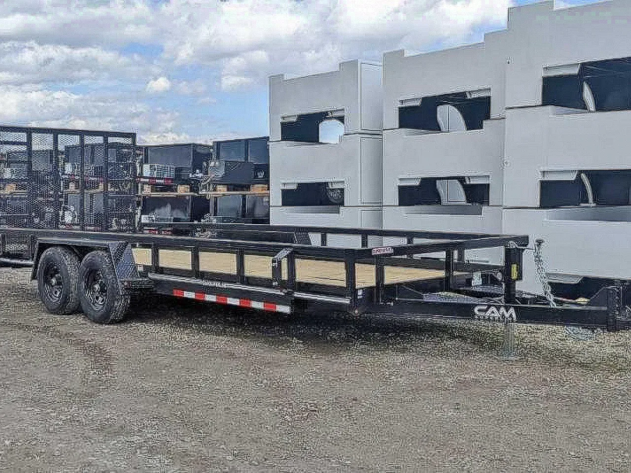 2025 CAM SUPERLINE 7x20 HD Tandem Axle Tubular Top Rail Utility Trailer (10K GVW!)