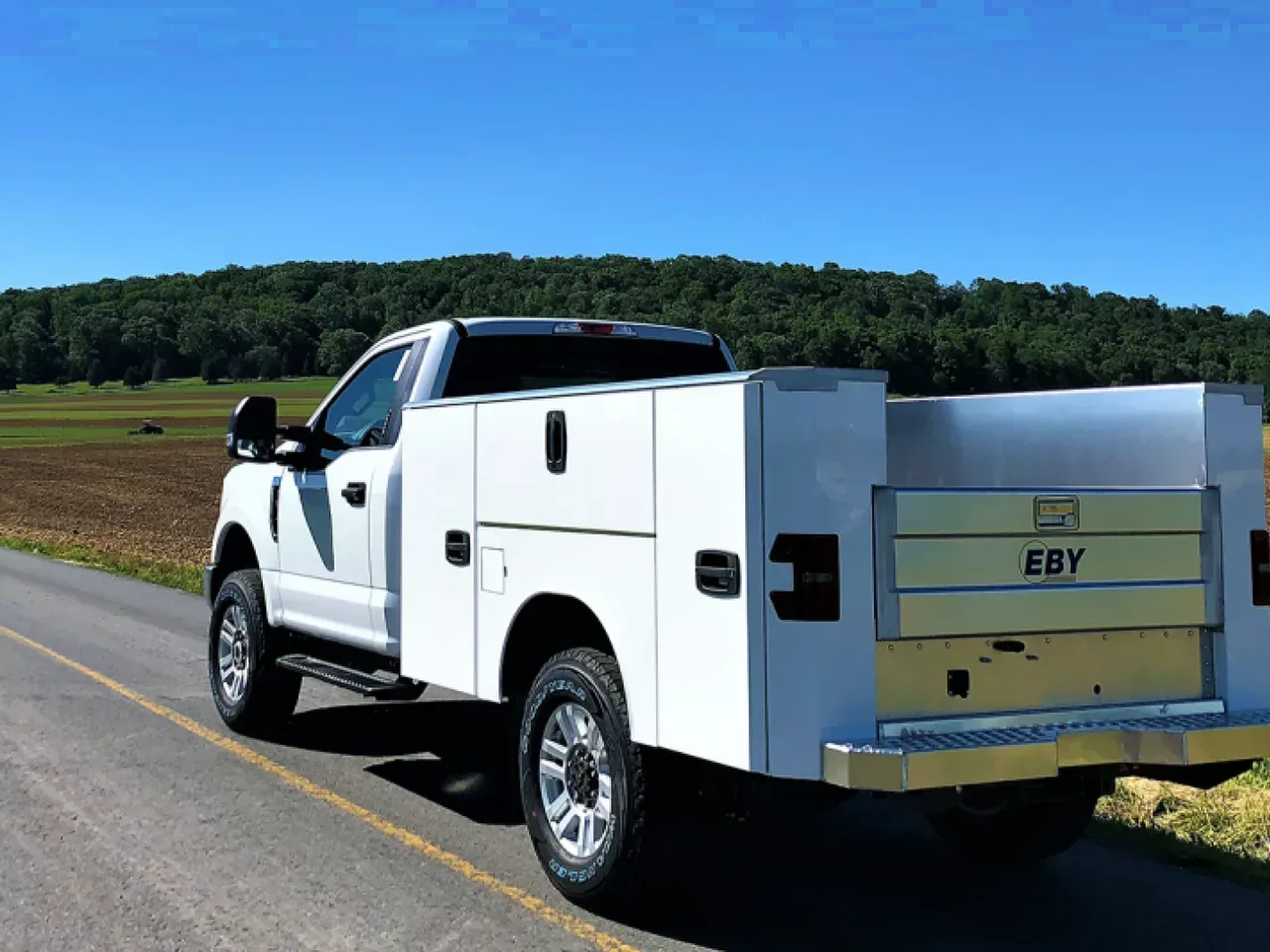 2025 EBY "RENEGADE" 8.5' x 80" x 44" Single Rear Wheel Aluminum Utility/Service Body