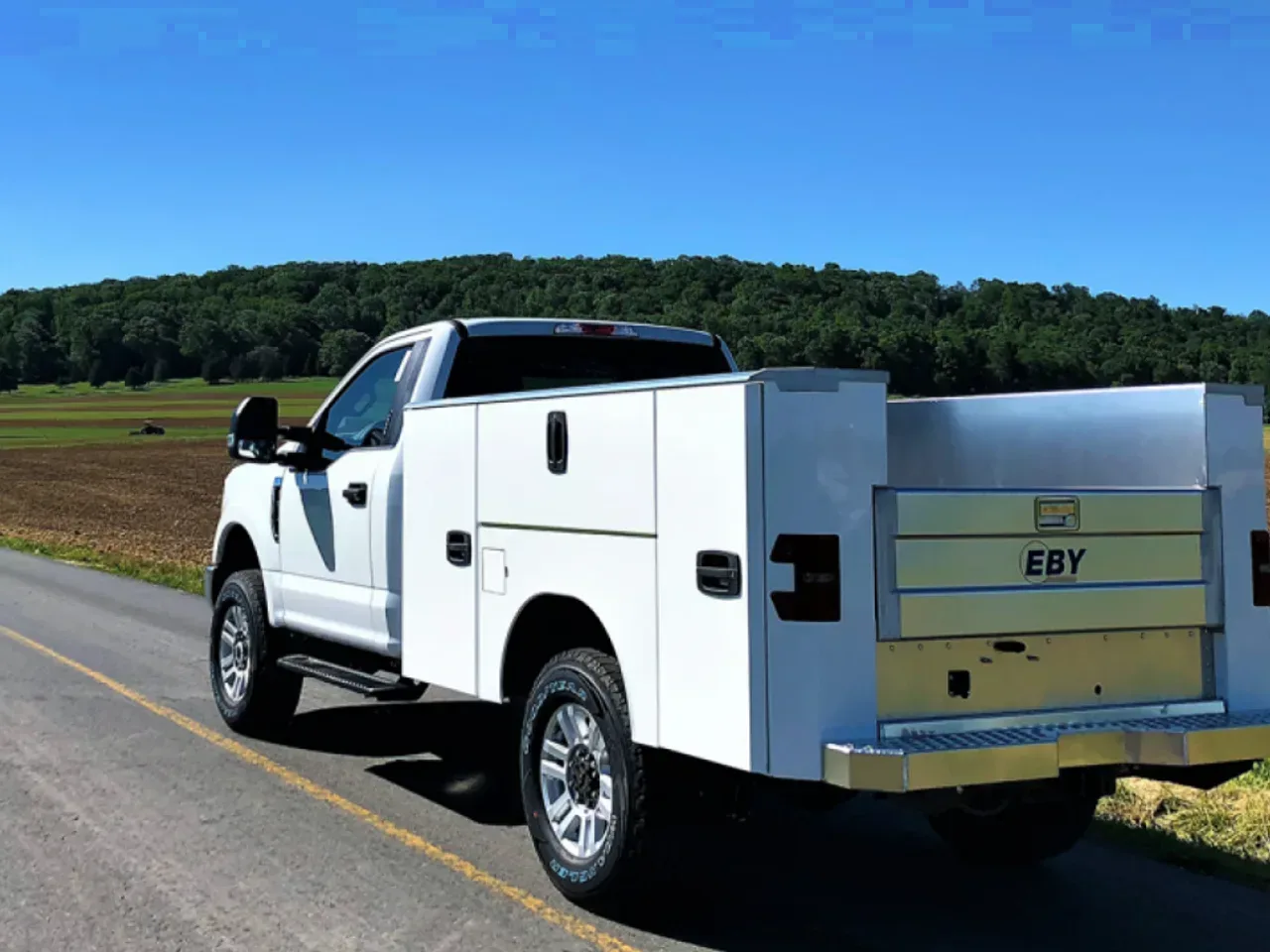 2026 EBY "RENEGADE" 8.5' x 80" x 44" Single Rear Wheel Aluminum Utility/Service Body