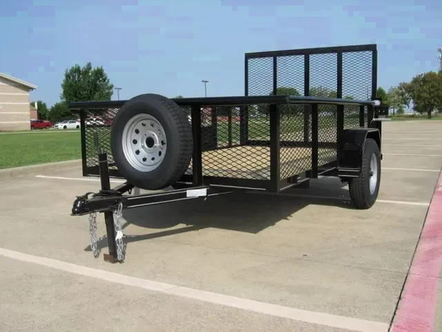 10ft SA Utility Trailer w/ High Expanded Metal Sides