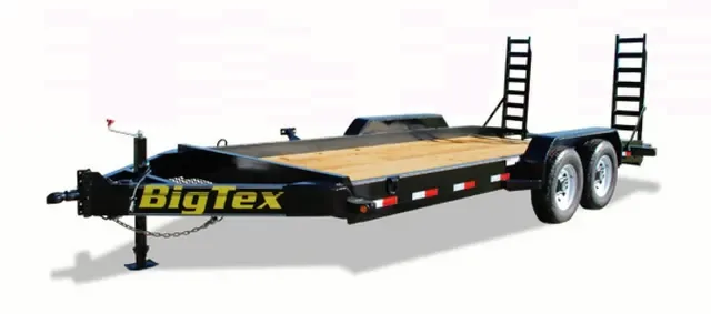 18ft 2-7000lb Axles Equipment Trailer with Ramps