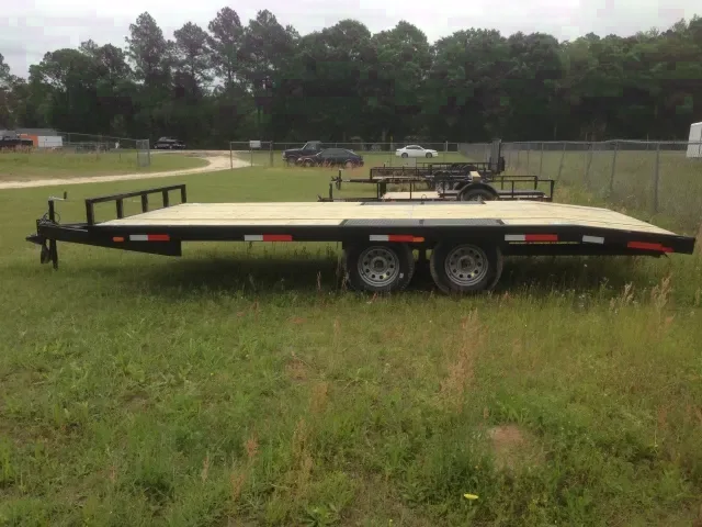 18ft Tandem 6000lb Axle, Over the Axle, Equipment Trailer