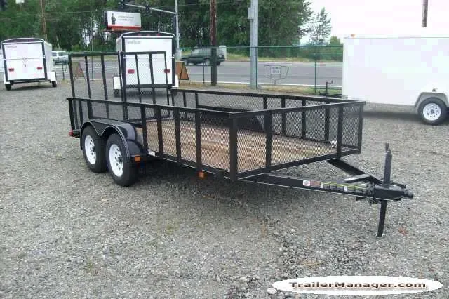 14ft Utility Trailer w/Tandem Axles
