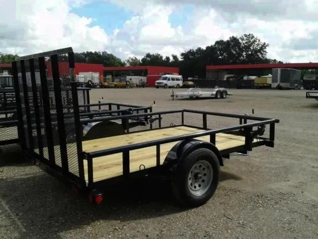 10ft Utility Trailer w/Treated Wood Deck