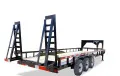 Wood Deck 20ft Gooseneck Lowboy Equipment Trailer