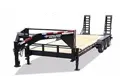 24ft Gooseneck Lowboy Equipment Trailer w/Ramps