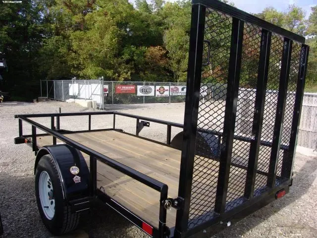 10ft SA Black Utility Trailer w/Ramp