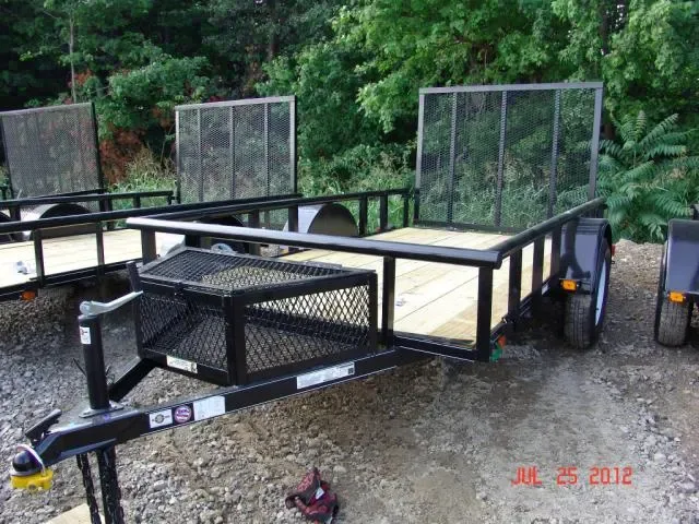 10FT SA Utility Trailer w/Mesh Tool Box