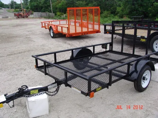 8ft Mesh Utility Trailer w/Rear Gate