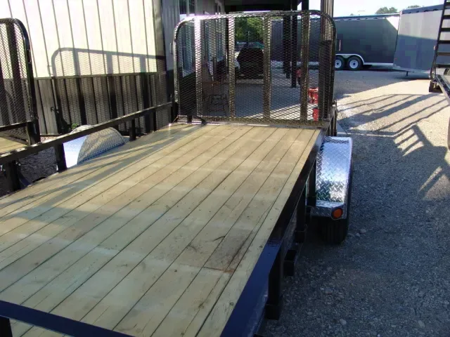 12ft Utility Trailer w/Spring Assist Ramp Gate