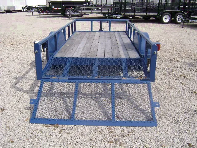 BLUE SA 12FT UTILITY TRAILER W/RAMP