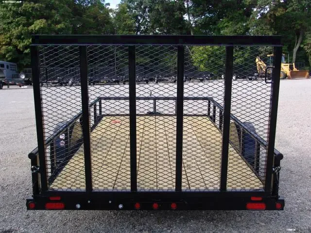 12FT SA UTILITY TRAILER W/REAR RAMP GATE
