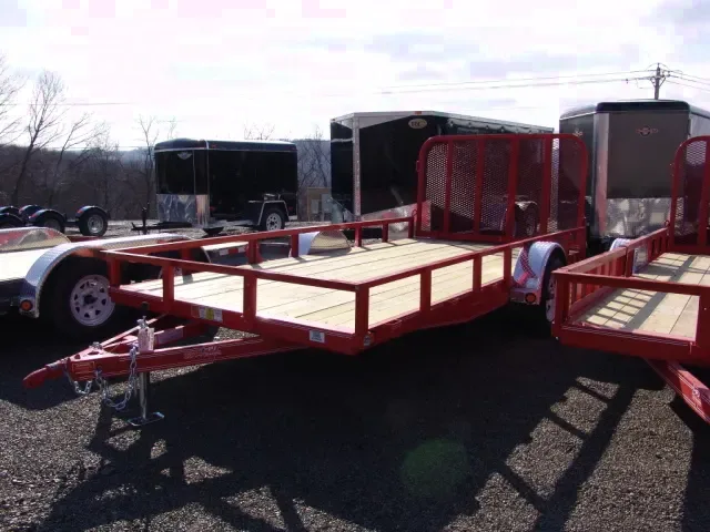 BUMPER PULL STEEL FRAME 12FT UTILITY TRAILER