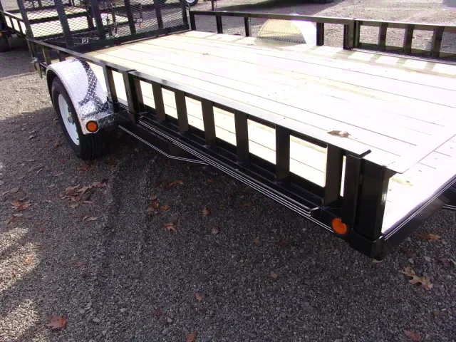 SA 12ft Black Utility Trailer w/Gate