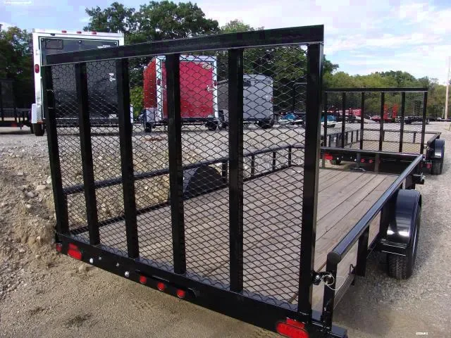 12ft Wood Deck SA Utility/ATV Trailer