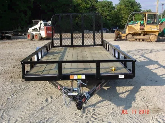 Utility Trailer SA 12ft Black Steel Frame