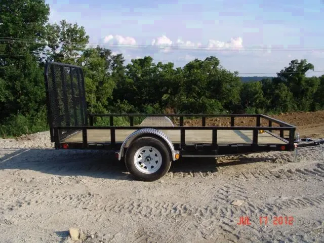 12ft Utility Trailer w/Wood Deck
