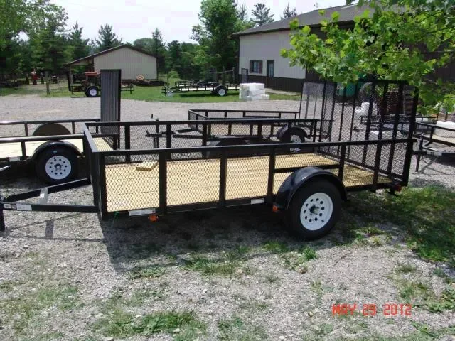 12ft Single 3500 lb Axle Utility Trailer