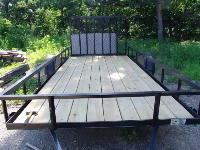 14ft SA UTILITY TRAILER WITH WOOD DECKING