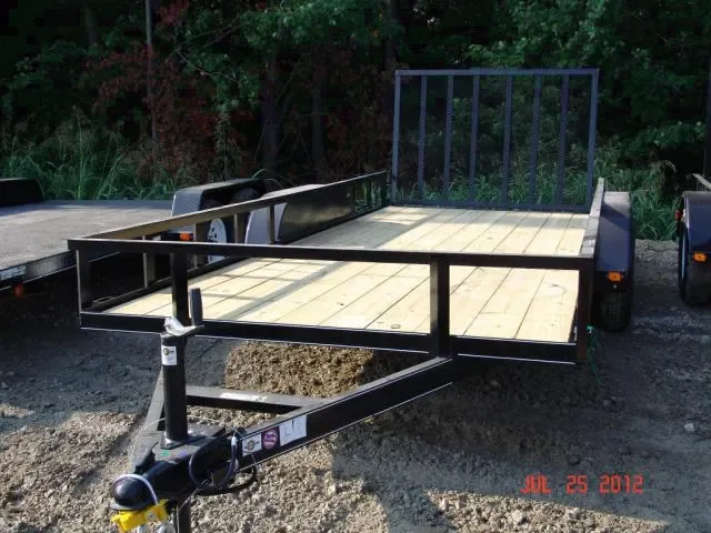 16FT Utility Trailer Tandem 3500 lb Axles
