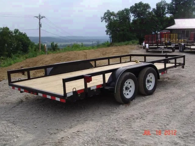 16ft Tandem 3500 lb Axle Utility Trailer