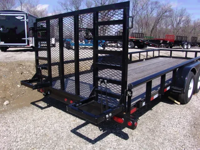 18FT UTILITY/EQUIPMENT TRAILER W/RAMP GATE
