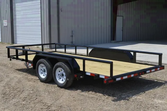16ft BP Pipe Top Utility Trailer
