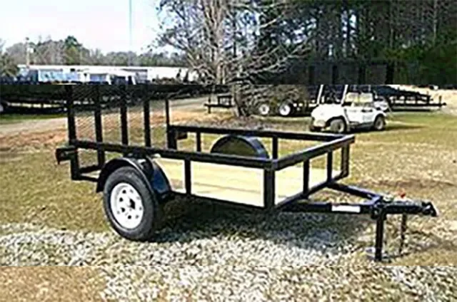 10ft Utility Trailer w/Top Wind Jack