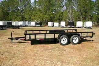 16 ft Tandem 3500lb Axle  Utility Trailer