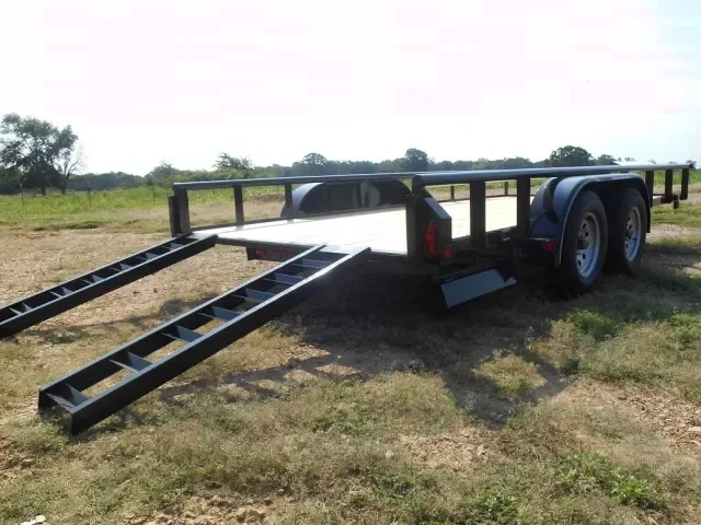 16ft Equipment Trailer w/Slide In Ramps