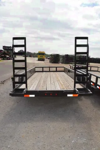 18ft Equipment Trailer w/Side Rails