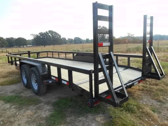 20ft BP Equipment Trailer w/Stand up Ramps