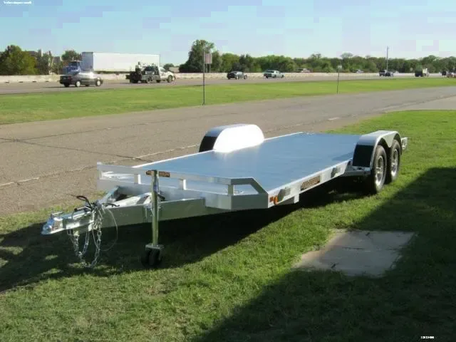 18ft Lightweight Silver Utility Trailer