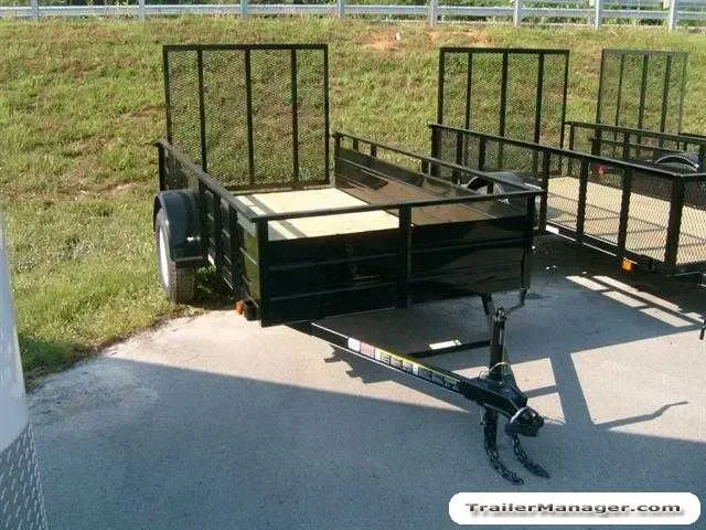 10ft Single Axle Utility Trailer w/Rear Gate