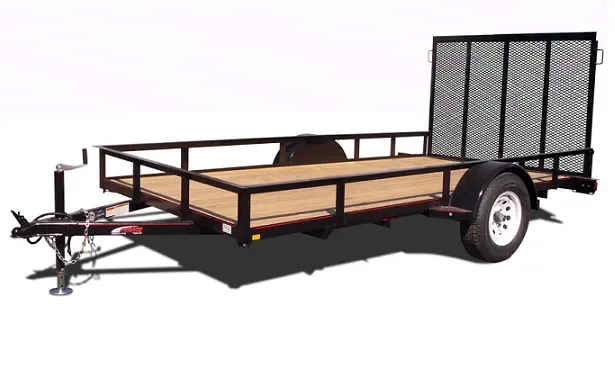 10FT Wooden Deck Utility Trailer