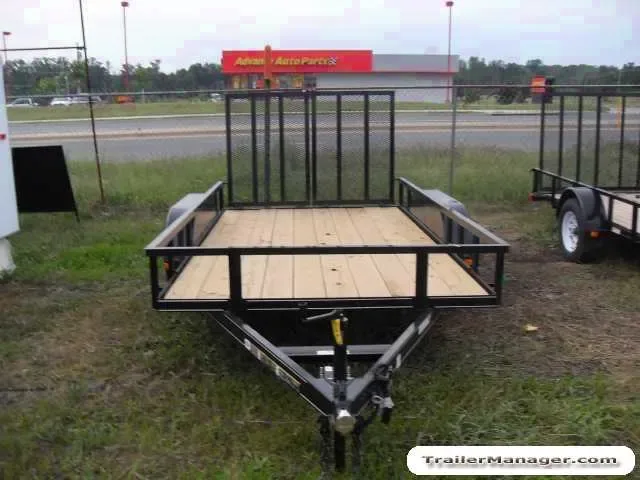 12FT TA Utility Trailer w/Rear Ramp