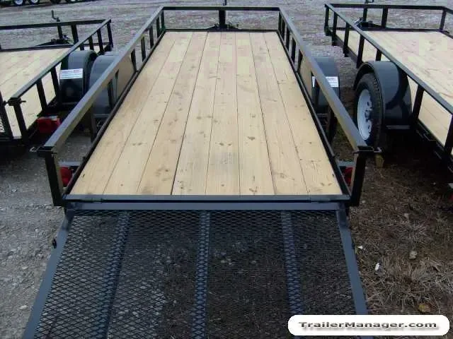 12FT Utility Trailer Single Axle w/15 inch Tires